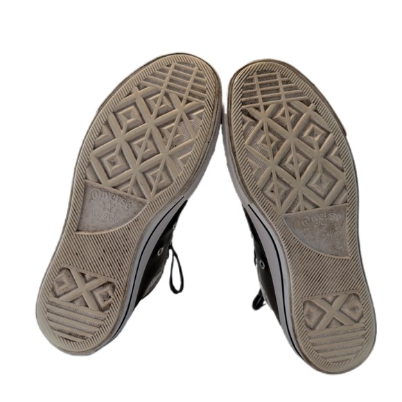 Converse Chuck Taylor All Star Lift Platform Leather High Top Women’s 6.5 Black - Picture 13 of 14